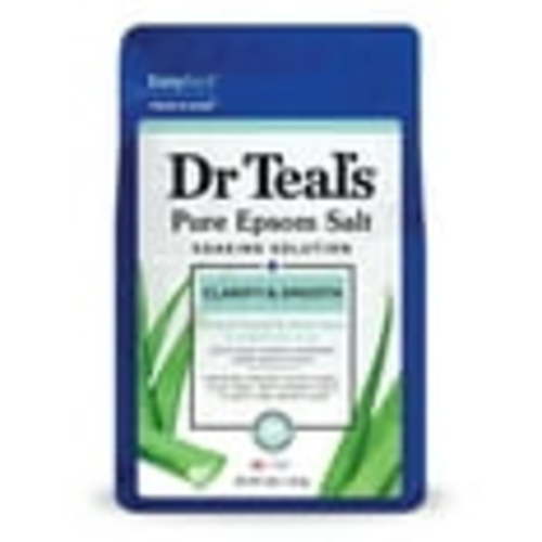 Dr Teal's Pure Epsom Salt Soak, with Witch Hazel & Aloe Vera, 3 lbs