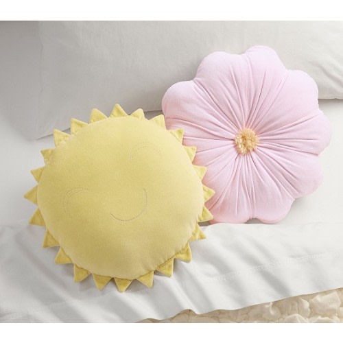 Shaped Sun & Flower Pillow Bundle | Pottery Barn Kids