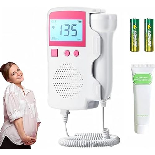 Fetal Heartbeat Doppler Pregnancy Accessories Portable Baby Monitor Heartbeat Bag Easy to Use at Home-A2