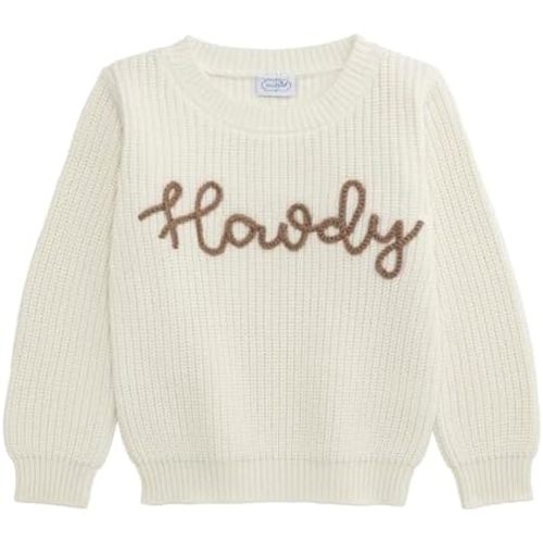 Mud Pie Baby Boys' Mud Pie Kids Howdy Sweater