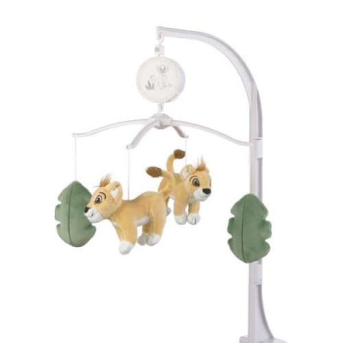 Lion King Leader of the Pack Sage and Yellow Plush Simba Musical Mobile