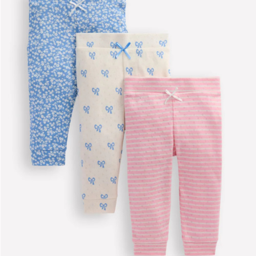 3 Pack Pointelle Leggings-Ditsy / Bows | Boden USA