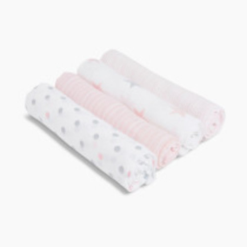 Aden + Anais Essentials Cotton Muslin Swaddles (4 Pack) - Doll