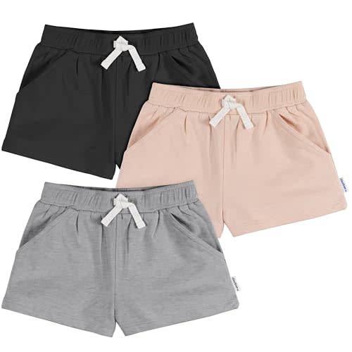Gerber Baby Girls' 3-Pack Knit Shorts