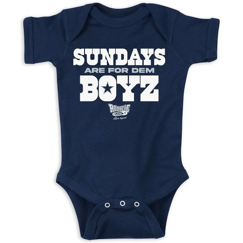 Sundays are for Dem Boyz Baby Apparel for Dallas Football Fans (NB-7T)