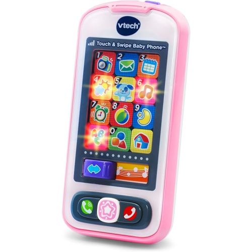 VTech Touch and Swipe Baby Phone, Pink