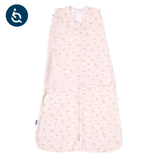 Pink Floral Cotton Swaddle - Small | HALO