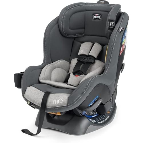 Chicco NextFit Max ClearTex Convertible Car Seat, Rear-Facing Seat for Infants 4-50 lbs., Forward-Facing Toddler Car Seat 22-65 lbs., Baby Travel Gear | Cove/Grey