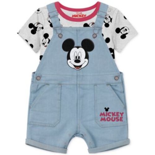 Baby Boys Mickey Mouse T-Shirt & Shortall, 2 Piece Set
