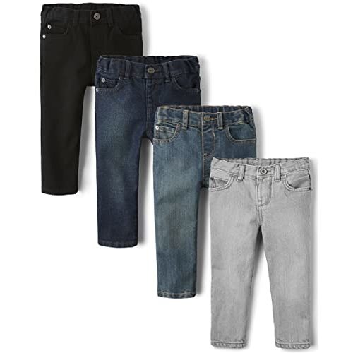 The Children's Place Baby and Toddler Boys' Basic Skinny Jeans, Multipack