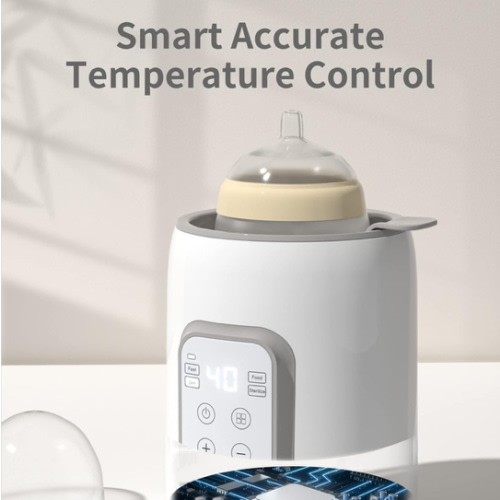 Bottle Warmer, GROWNSY 8-in-1 Fast Baby Milk Warmer with Timer for Breastmilk or Formula, Accurate Temperature Control, with Defrost, Sterili-zing, Keep, Heat Baby Food Jars Function