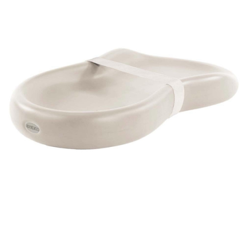Keekaroo Peanut Changer Baby Vanilla– The Original Made in USA Easy-to-Clean Changing pad and The only Shell Over Foam, Fully Water Repellant