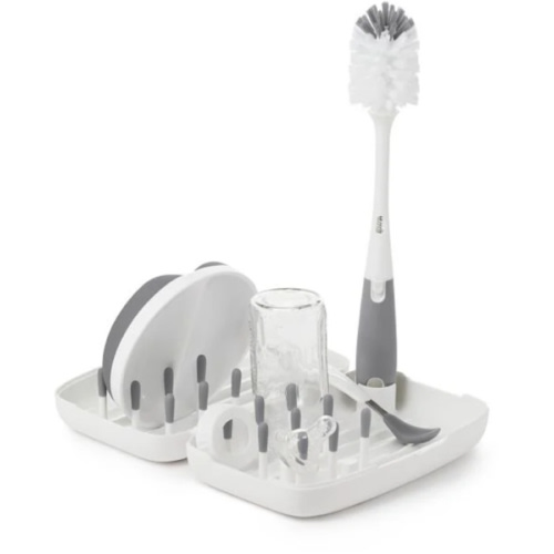 On-The-Go Drying Rack with Bottle Brush