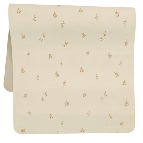 Ava + Oliver Vegan Leather Baby Changing Mat (16 X 30 in) - Multipurpose Wipeable and Portable Diaper Changing Pad - Foldable for Travel (Branches)