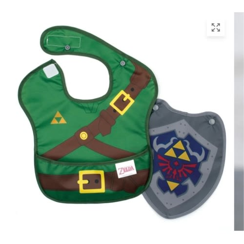 Nintendo The Legend of Zelda Link SuperBib for 6 to 24 mos | Bumkins