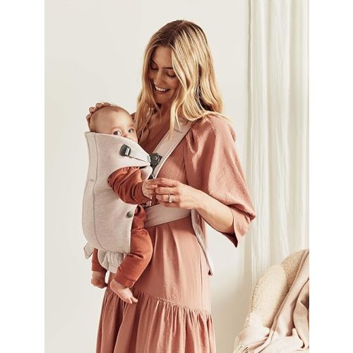 BabyBjörn Baby Carrier Mini, 3D Jersey, Light Beige