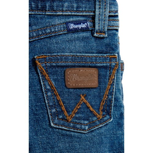 Wrangler Toddler Boy's Dark Wash Boot Cut Jeans