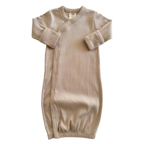 Desert Tan / Organic Ribbed Gown