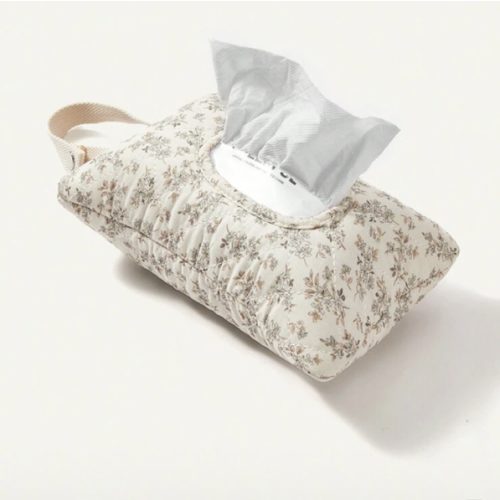 Hanging Floral Tissue & Diaper Wet Wipes Dispenser For Baby Stroller
