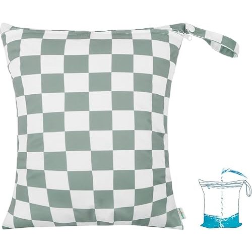 babygoal Waterproof Wet Dry Bag for Swimsuits,Travel, Food Storage, Stroller, Daycare, Baby Diapers, Yoga, Beach, Pool, Wet Clothes LAU-NKD61-B