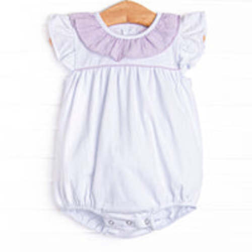Pretty in Purple Bubble, White – Stitchy Fish
