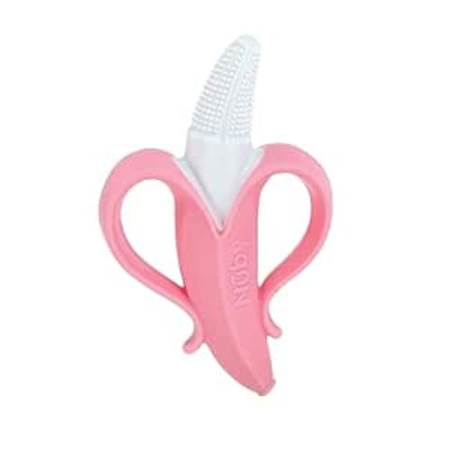 Amazon.com : Nuby NanaNubs Banana Massaging Toothbrush - Baby Teething Toy - 3+ Months : Baby