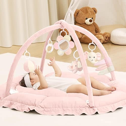 Baby Play Gym with sensory toys
