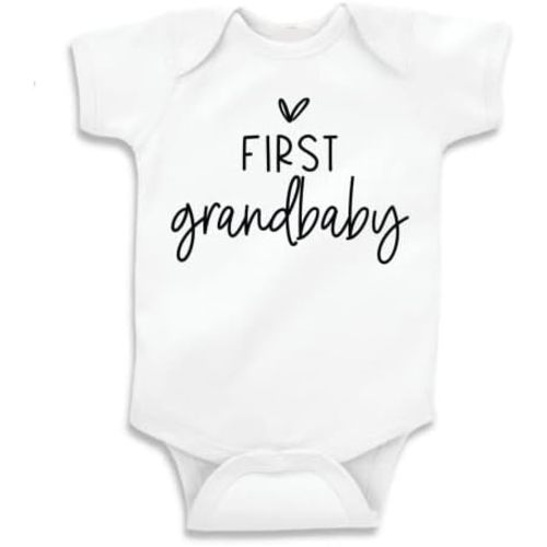 Bump and Beyond Designs Pregnancy Announcement, First Grandbaby Bodysuit