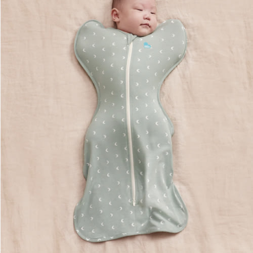 Swaddle Up™ 1.0 TOG Cotton Olive Moon