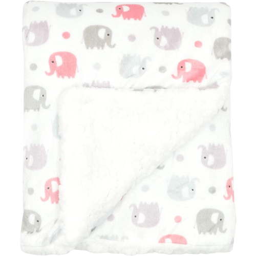 Baby Blanket Pink Elephant