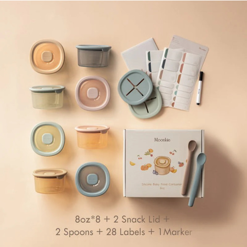 Baby Food Storage Container|Daycare & Travel | Moonkie