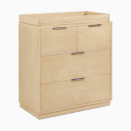 Delta Children Forever 4 Drawer Dresser with Changing Top and Interlocking Drawers - Natural Sandstone