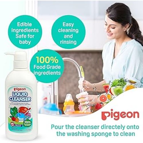Pigeon Biodegradable Liquid Cleanser to Wash Baby Bottles, Teats, Accessories, Fruits & Vegetables, 700ml : Amazon.com.au: Baby