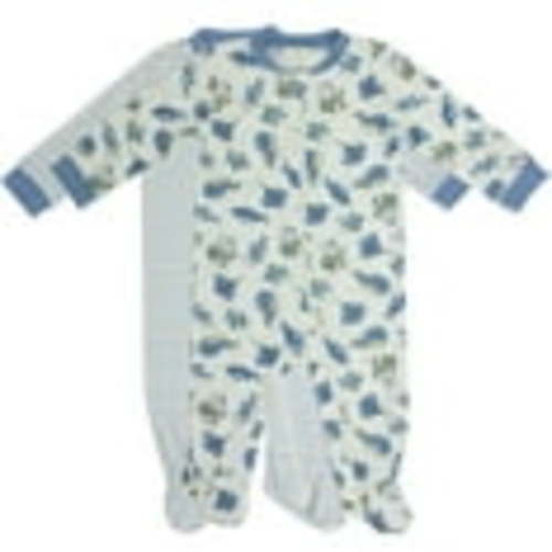 Milkberry Bamboo Pajamas Coverall for Baby Boys Footed Sleep Bodysuit for Infants Size 3-6 Months Under the Sea