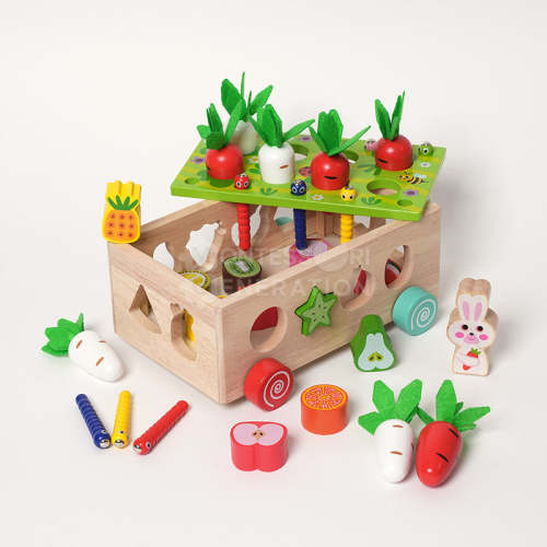 Montessori Carrot Wheels - So Much Learning from a Single Toy!