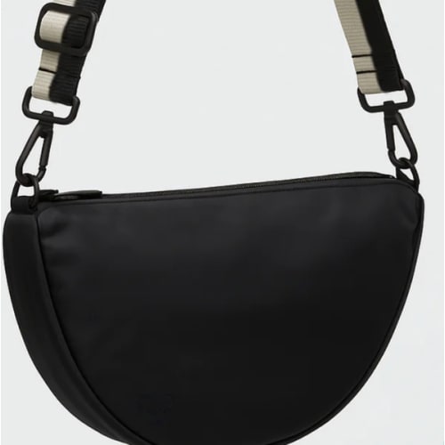 Black Crossbody Compact Diaper Bag | Sling Diaper Bag | citymouse