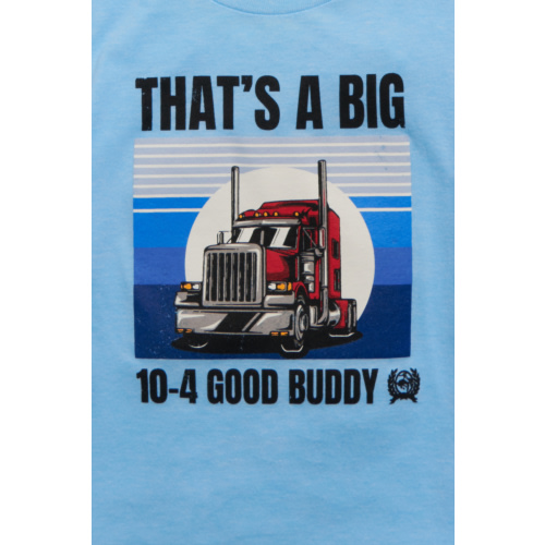 Cinch Toddler Boy's Baby Blue 10-4 Good Buddy T-Shirt