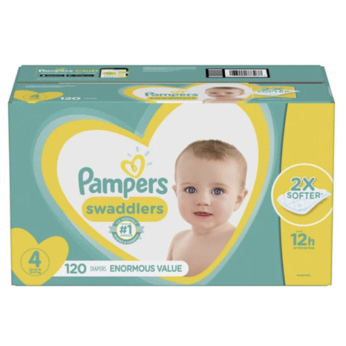 Pampers Swaddlers Disposable Diapers (120 count)