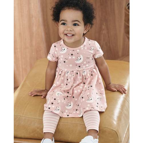 Baby Peanuts Dress & Leggings Set in HannaSoft™