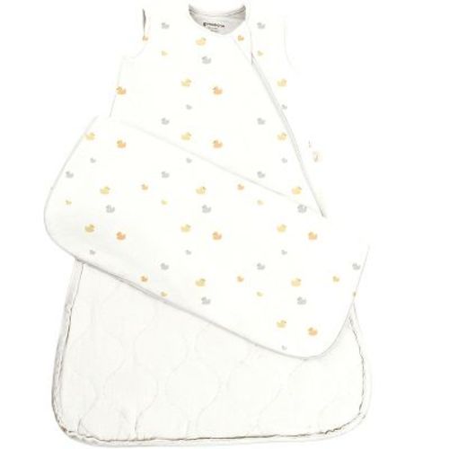 günamüna® Baby Bamboo Rayon with DIAPER-ZiPPER Sleep Bag 1.0 TOG - Goose - 9-12 Months