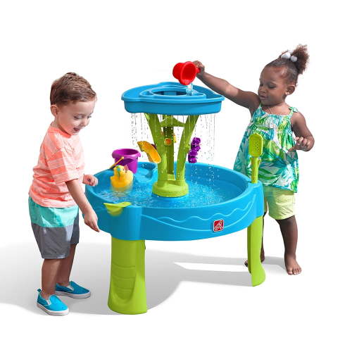 Step2 Summer Showers Splash Tower Water Table with 10-piece Playset