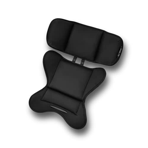 Peak and Rainbow Compatible with Doona Infant Insert - Universal Newborn Car Seat Head Support and Body - Baby Car Seat Cushion - Black Infant Insert