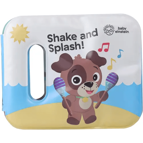 Baby Einstein - Shake and Splash! Waterproof Rattle Bath Book / Bath Toy - PI Kids