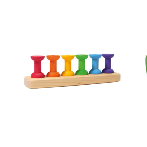 Wooden Threading Game