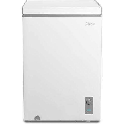 Midea MERC04C4BAWW 3.5 Cubic Feet Chest Freezer, Cu.ft-Convertible, White