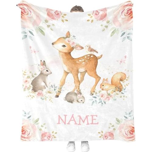 Personalized Baby Blanket for Boys, Custom Baby Blanket with Name