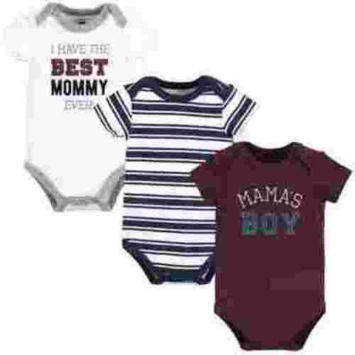 Hudson Baby Infant Boy Cotton Bodysuits, Mamas Boy, 18-24 Months