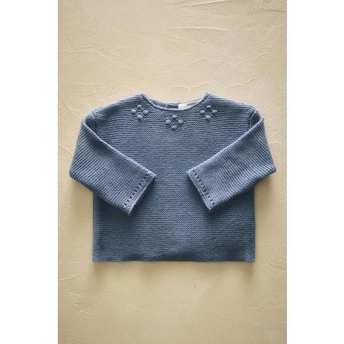 BABY SWEATER WITH BOBBLES - Blue | ZARA United States