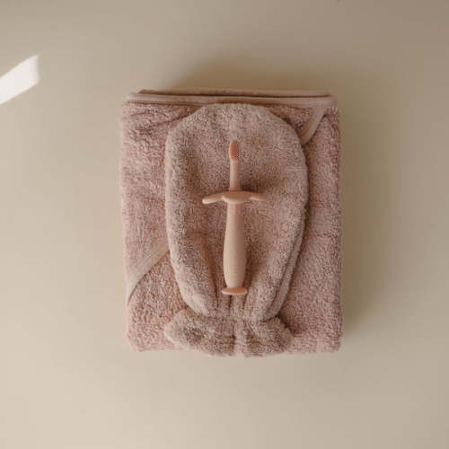 Mushie x Anthropologie Bath Bundle (Blush)