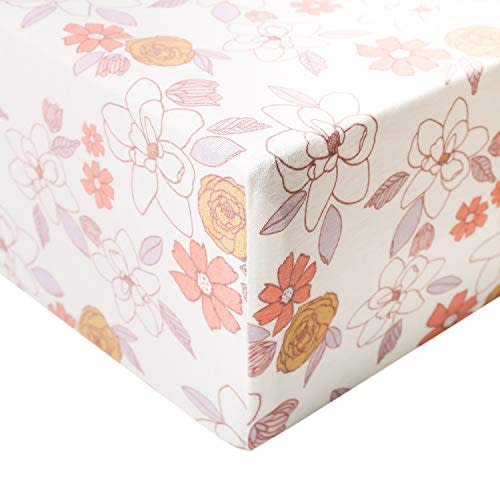 Premium Knit Baby Crib Sheets for Boys and Girls by Copper Pearl: Breathable and Soft, Fitted Crib Sheets for Standard Baby Mattresses, Crib Sheet for Baby Registry or Shower Gift, Ferra